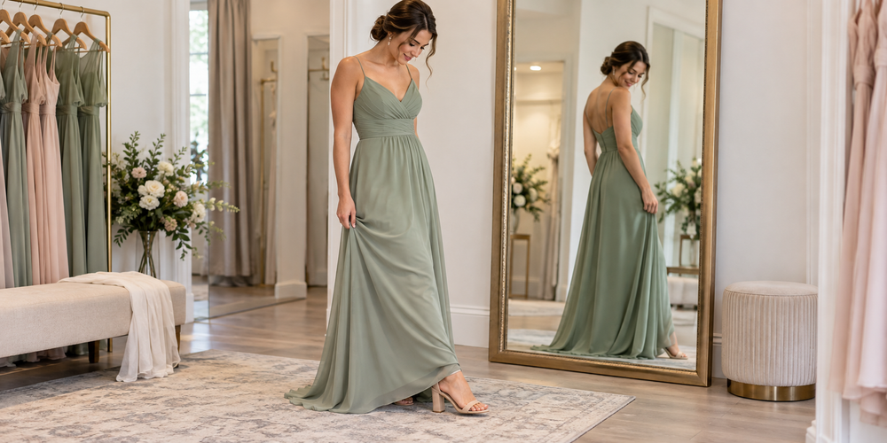 How Long Should a Bridesmaid Dress Be With Heels?
