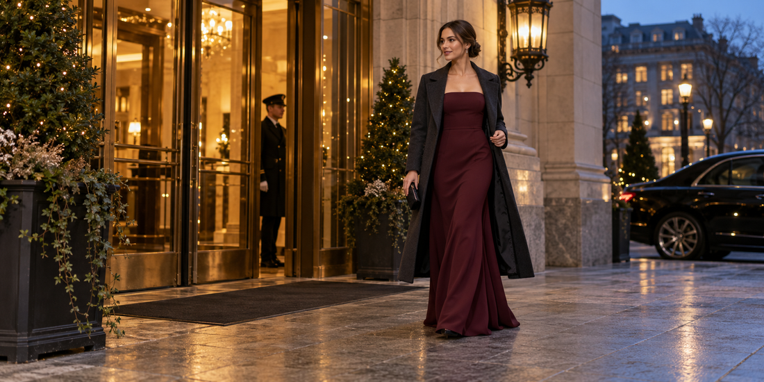 What to Wear Over an Evening Dress in Cold Weather