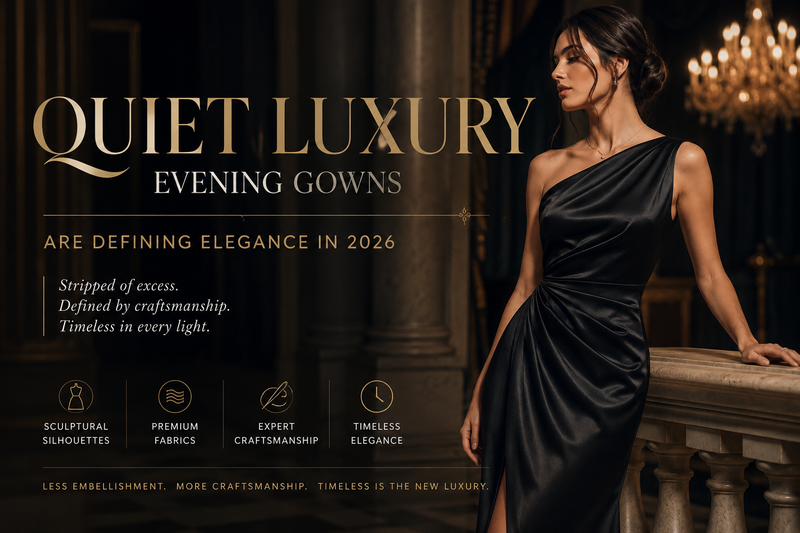 Why Quiet Luxury Evening Gowns Are Defining Elegance in 2026