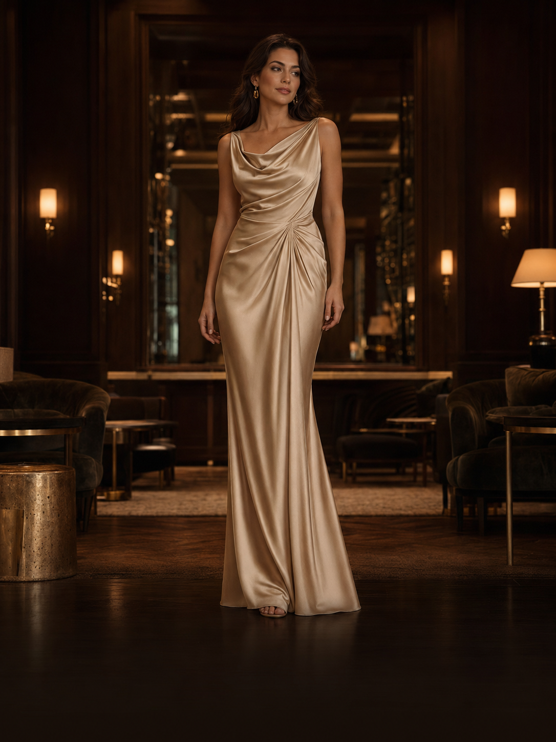 SATIN DRESSES