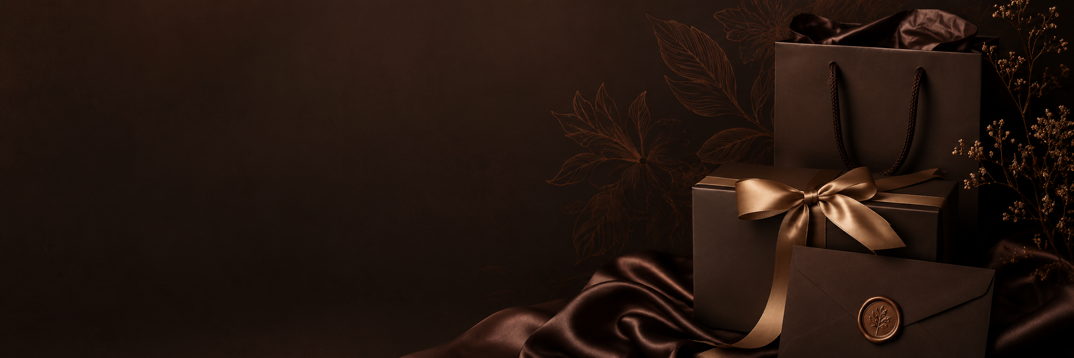 Dark brown Aururio return support background