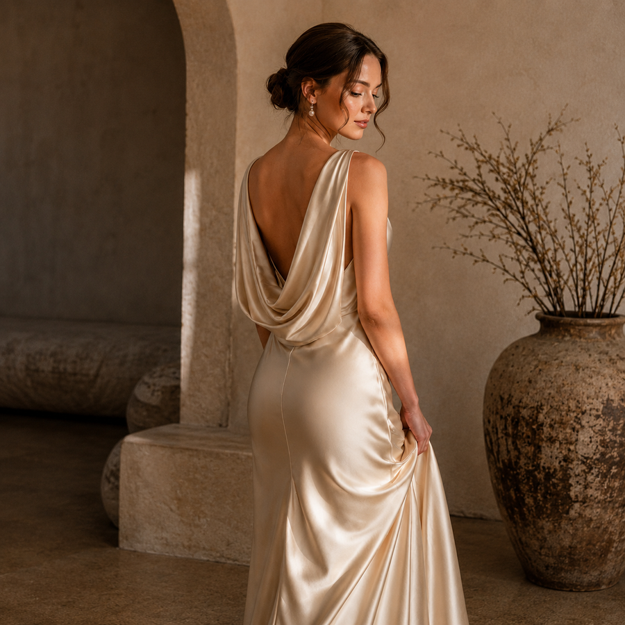 Elegant occasionwear detail